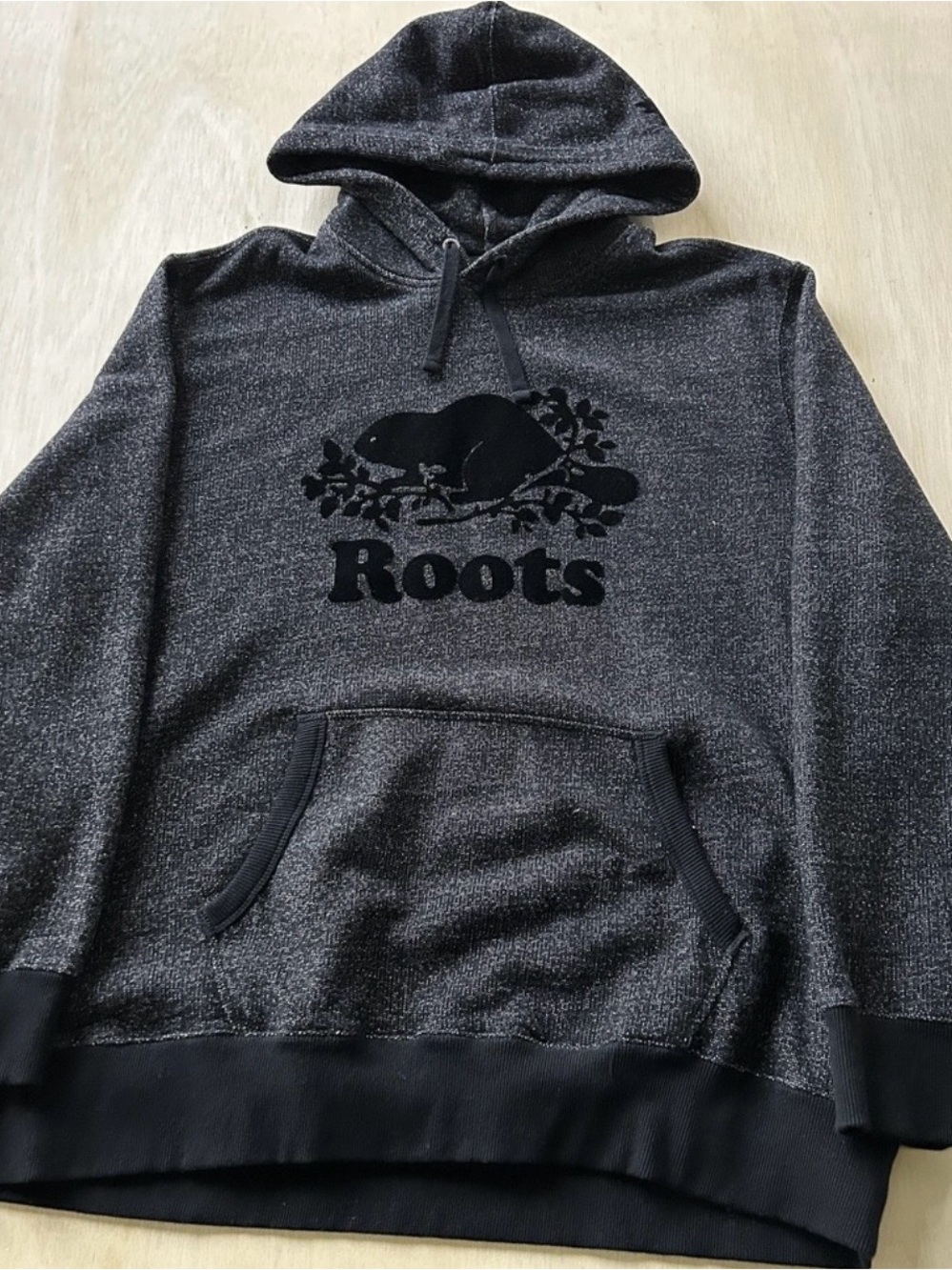 Roots Pullover Hoodie with Flocked Logo
